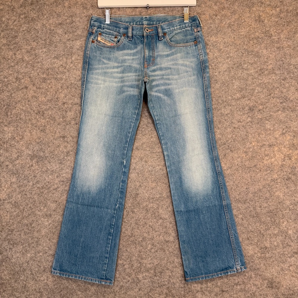 Vintage Diesel Boot Cut Jeans Womens 29‎ Only the Brave Blue Denim 90s Y2k Italy